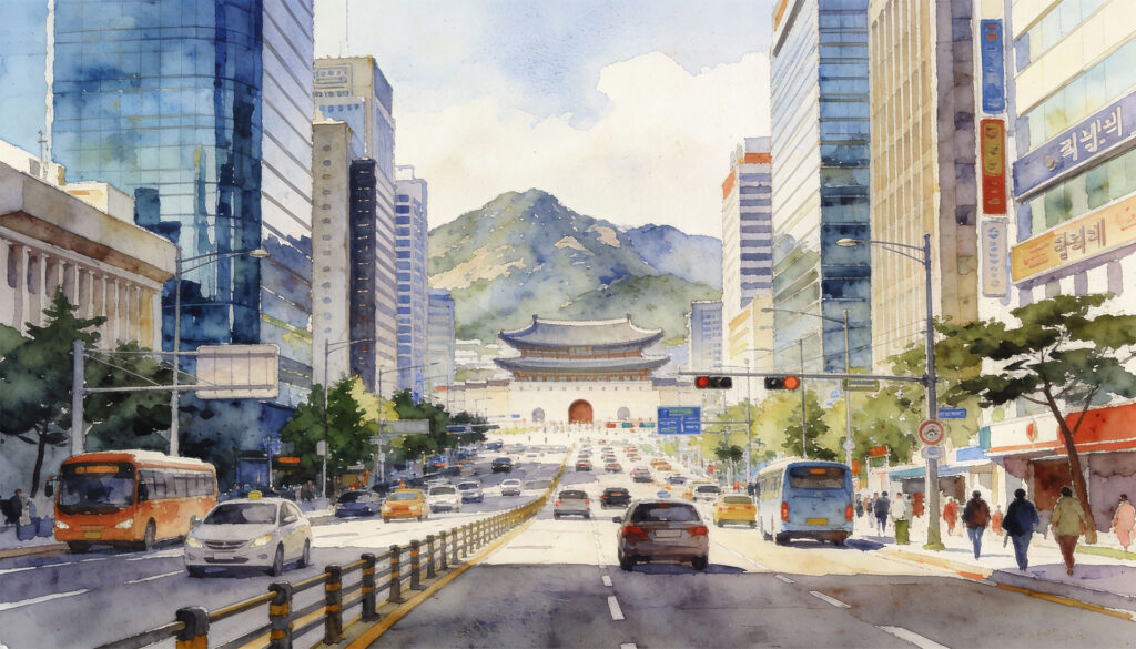 villes de coree du sud